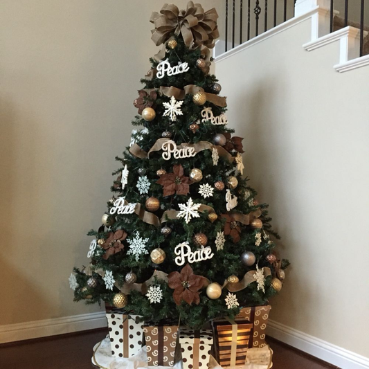 Nombres Personalizados Para Arbol de Navidad  Decoracion Navideña