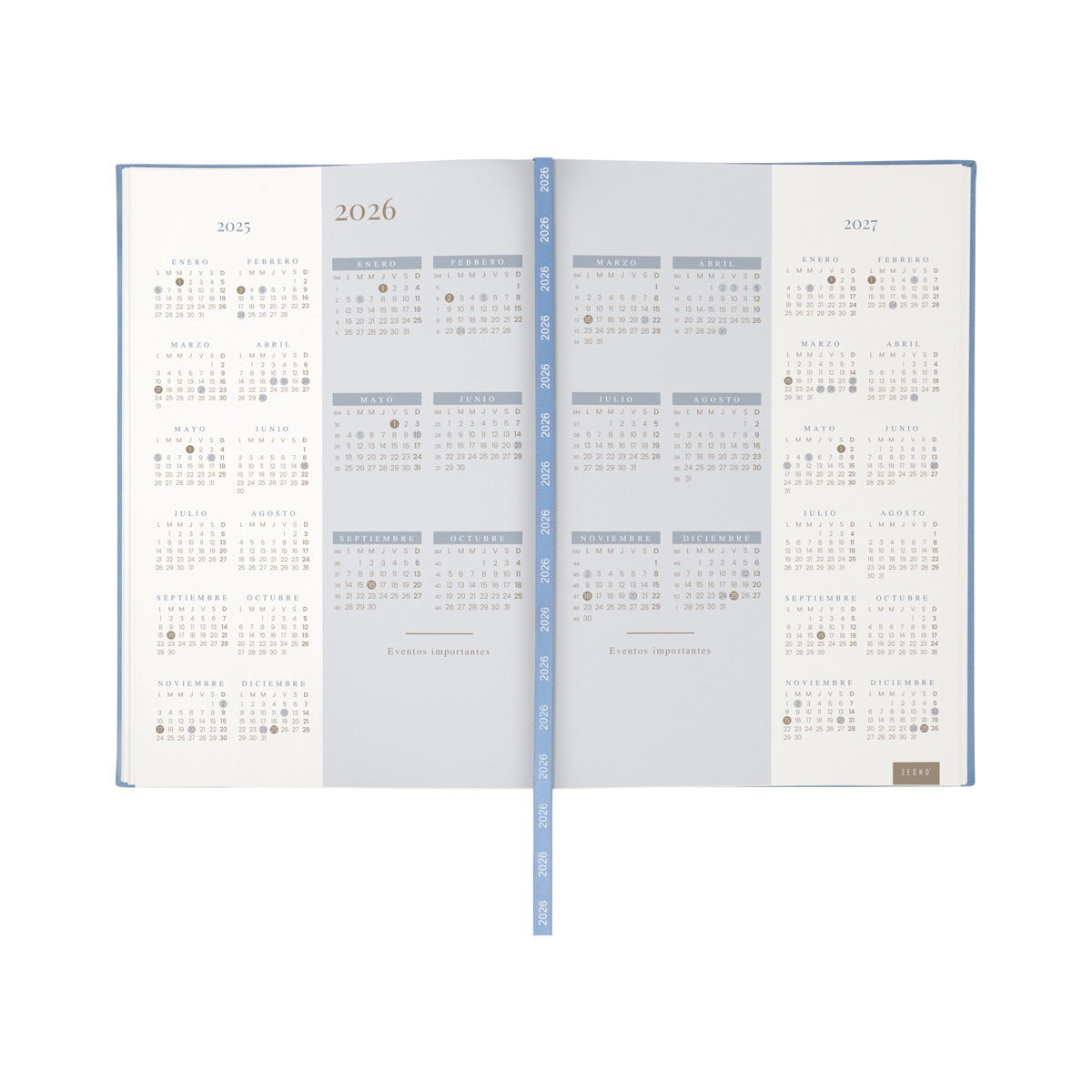 Agenda Diaria Clasica 2026