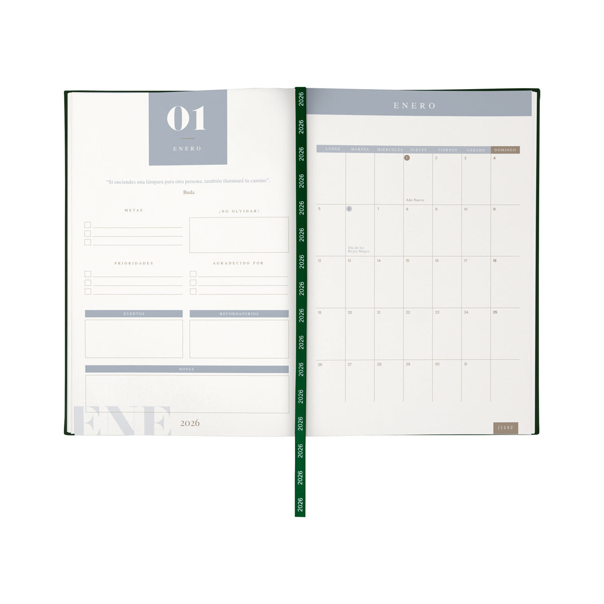 Agenda Diaria Clasica 2026