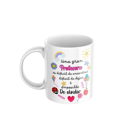 Taza Una Profesora Dificil De Olvidar
