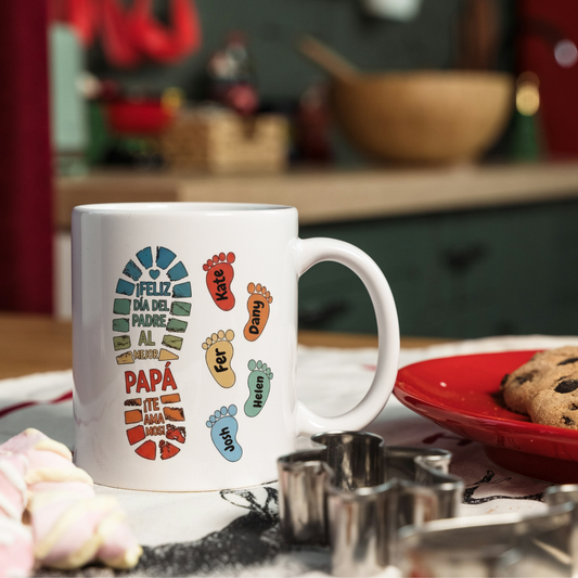 Taza Al Mejor Papá Del Mundo