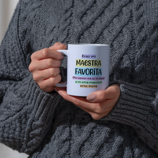 Taza para mi maestr@ favorit@