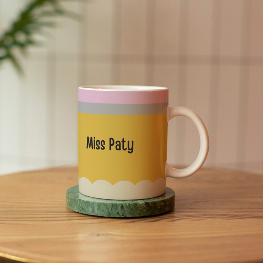 Taza Con Diseño De Lápiz