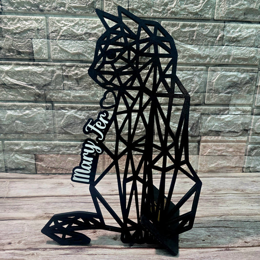 Cuadro De Gato Minimalista